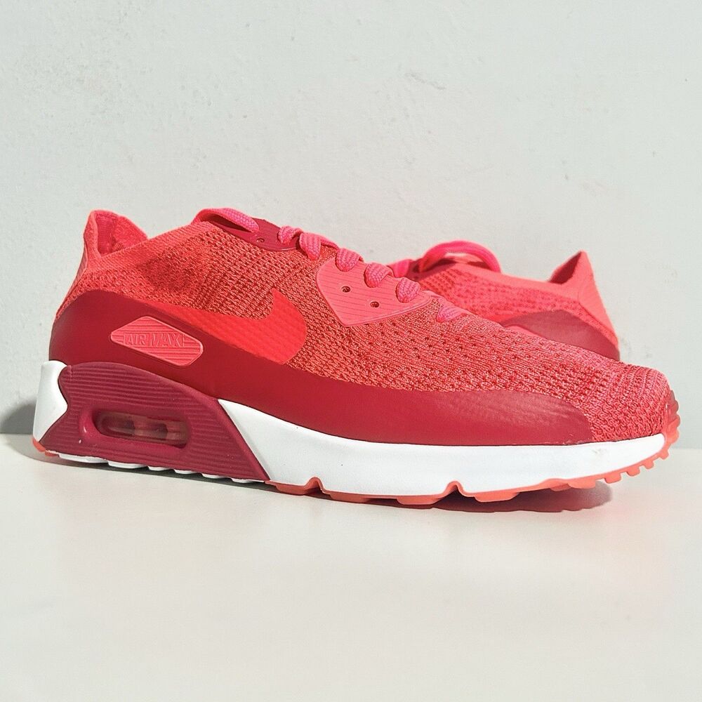 Nike Air Max 90 Ultra 2.0 Flyknit “Bright Crimson” Men’s Size 10.5 Sneakers
